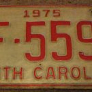 1975 AF 5594 North Carolina license plate
