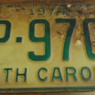 1974 AP 9709 North Carolina license plate
