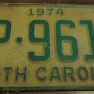 1974 AP 9616 North Carolina license plate