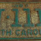 1967 CT 1114 North Carolina license plate