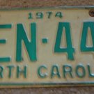 1974 AEN 443 North Carolina license plate
