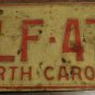 1973 North Carolina license plate FLF 470