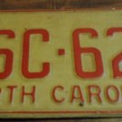 1973 North Carolina license plate DSC 625