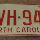 1973 North Carolina license plate CVH 945