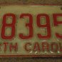 1973 North Carolina license plate C 83954