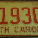 1973 North Carolina license plate B 19302