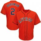MLB Astros Astros Orange # 2 Bredman baseball uniform