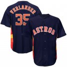 MLB Astros Astros blue # 35 Verlander baseball uniform