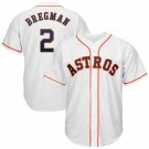 MLB Astros Astros white # 2 Bredman baseball uniform
