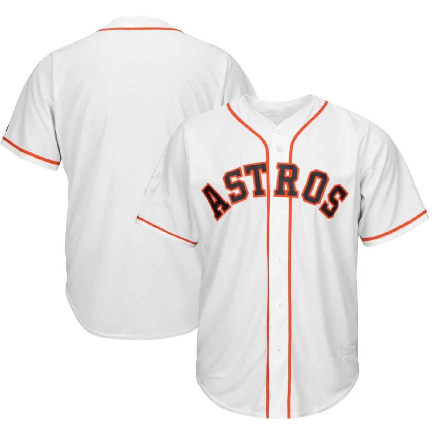 MLB Astros Astros white baseball uniform