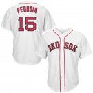 MLB Jersey White Sox #15 Pedroia Embroidered Baseball Jersey