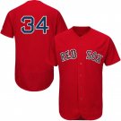 MLB Jersey Red Sox #34 Ortiz Embroidered Baseball Jersey