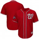 2018 New MLB Jersey Washington Nationals Embroidered Fan Edition Baseball Jersey-Red
