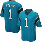 NFL Panthers Panthers Blue #1 NEWTON embroidered fan uniform