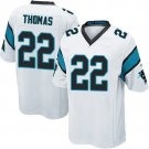 NFL Panthers Panthers White #22 McCAFFREY embroidered fan uniform