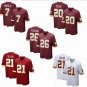 NFL Redskins White #21 Taylor football clothing