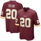 NFL Redskins Red #20 Collins football clothing