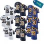 NFL Jerseys Rams Black #99 Donald Embroidered Rugby Jersey