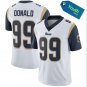 NFL Jerseys Rams White #99 Donald Embroidered Rugby Jersey