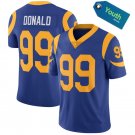 NFL Jerseys Rams Blue #99 Donald Embroidered Rugby Jersey