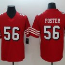 NFL Jerseys San Francisco 49ers Red #56 Foster Rugby Jersey Fan Edition