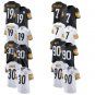 NFL Jersey Pittsburgh Steelers Black #7 Roethlisberger Fan Edition Embroidered Rugby