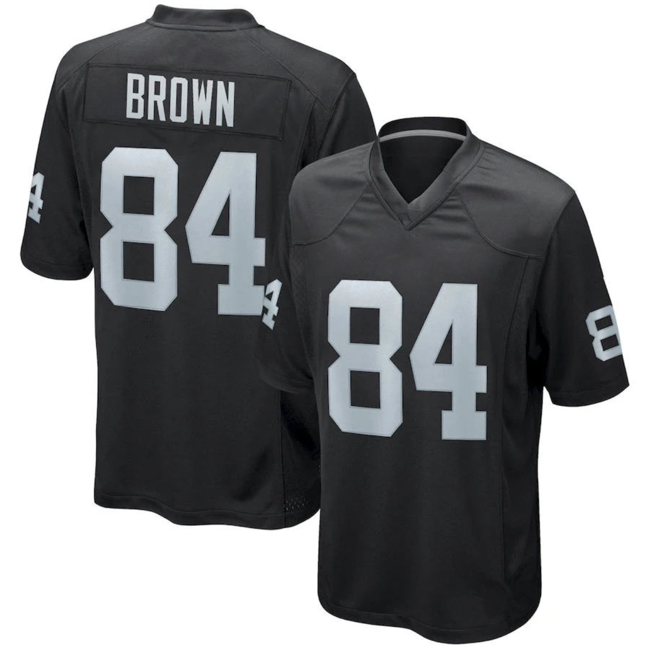 NFL New Raiders Black #84 Brown