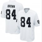 NFL New Raiders White #84 Brown