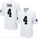 NFL New Raiders White # 4 Carr