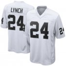 NFL New Raiders White # 24 Lynch