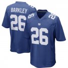 NFL Jersey New York Giants Blue #26 Barkley Rugby Jersey Embroidered Edition