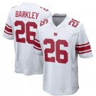 NFL Jersey New York Giants White Red #26 Barkley Rugby Jersey Embroidered Edition