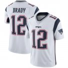 NFL Jersey Patriots Football Jersey White #12 Brady Fan Edition Embroidered Logo