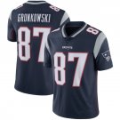 NFL Jersey Patriots Football Jersey Blue #87 Gronkowski Fan Edition Embroidered Logo