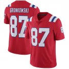 NFL Jersey Patriots Football Jersey Red #87 Gronkowski Fan Edition Embroidered Logo