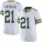 NFL Jersey Green Bay Packers White #21 Clinton-Dix Rugby Jersey Fan Edition Embroidered Logo