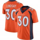 NFL Jersey Denver Broncos Orange #30 Lindsay Rugby Jersey