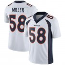 NFL Jersey Denver Broncos White #58 Miller Rugby Jersey