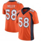 NFL Jersey Denver Broncos Orange #58 Miller Rugby Jersey