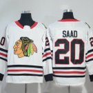 2018 New season NHL jersey Chicago Black Hawks White #20 Saad new hockey suit