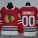 2018 New season NHL jersey Chicago Black Hawks Red #00 Griswold new hockey suit