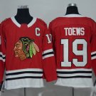 2018 New season NHL jersey Chicago Black Hawks Red #19 Toews new hockey suit