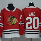2018 New season NHL jersey Chicago Black Hawks Red #20 Saad new hockey suit