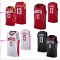 NBA season rocket White #13 Harden James Harden vintage embroidered jersey