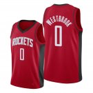 NBA jersey Rockets A4 #0 Westbrook basketball clothing new fabric embroidery