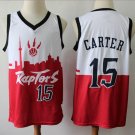 McDermott Raptors Retro Big Dragon Jersey A3 #15 Carter front purple