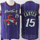McDermott Raptors Retro Big Dragon Jersey A5 #15 Carter front purple