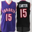 McDermott Raptors Retro Big Dragon Jersey A6 #15 Carter front purple
