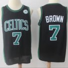 2017-18 new season fan edition nba jersey wholesale celtics Black #7 Brown
