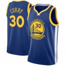 NBA 2019 New Blue #30 Curry Warriors Basketball Clothing Wholesale Embroidered Fan Edition Jersey